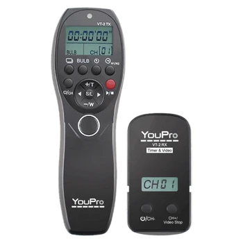YouPro VT-2 Wireless Video Remote Control with Timer Shutter for Sony A7 A7R A7S A7II A7SII
YouPro VT-2 Wireless Video Remote Control with Timer Shutter for Sony A7 A7R A7S A7II A7SII