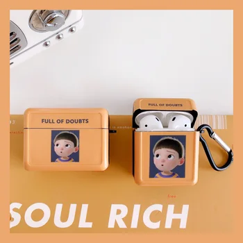 Cartoon Boy and Girl Silicone Cases for Apple Airpods 1/2 3 Pro Protective Headphone Wireless Earphone Cover Charging Box Bag
Cartoon Boy and Girl Silicone Cases for Apple Airpods 1/2 3 Pro Protective Headphone Wireless Earphone Cover Charging Box Bag