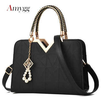Woman Famous Luxury Brands Pearl Metal Ornaments Design Fashion Female Handbags Casual Plaid Pattern Shoulder Crossbody Bags
Woman Famous Luxury Brands Pearl Metal Ornaments Design Fashion Female Handbags Casual Plaid Pattern Shoulder Crossbody Bags
