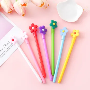 Kawaii Flower Gel Pens Cute 0.5 mm Black Ink Signature Pen School writing Supplies Stationery Promotional gift
Kawaii Flower Gel Pens Cute 0.5 mm Black Ink Signature Pen School writing Supplies Stationery Promotional gift