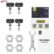 Bluetooth 5.0 TPMS v4.0 Car Tire Pressure Monitor System With 4 Sensors For iOS Android Mobile Phone APP Monitoring Alarm Bluetooth 5.0 TPMS v4.0 Car Tire Pressure Monitor System With 4 Sensors For iOS Android Mobile Phone APP Monitoring Alarm