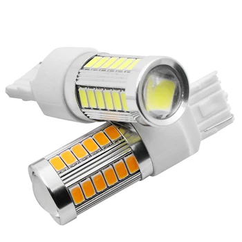 1PCS T20 Car Yellow Amber Turn Signal Bulb Red Brake light 7440 W21W WY21W 33 smd 5730 5630 LED White Auto Reverse Lamps 12V 2X
1PCS T20 Car Yellow Amber Turn Signal Bulb Red Brake light 7440 W21W WY21W 33 smd 5730 5630 LED White Auto Reverse Lamps 12V 2X