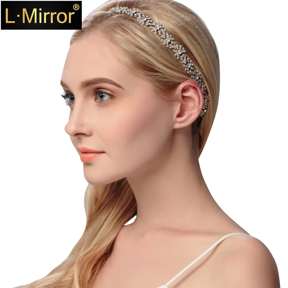 L.Mirror 1Pcs Luxury Rhinestone Wedding Hairband Hairpiece Hair Accessories for Wedding, Prom, Birthday Party with Rubber Band
L.Mirror 1Pcs Luxury Rhinestone Wedding Hairband Hairpiece Hair Accessories for Wedding, Prom, Birthday Party with Rubber Band