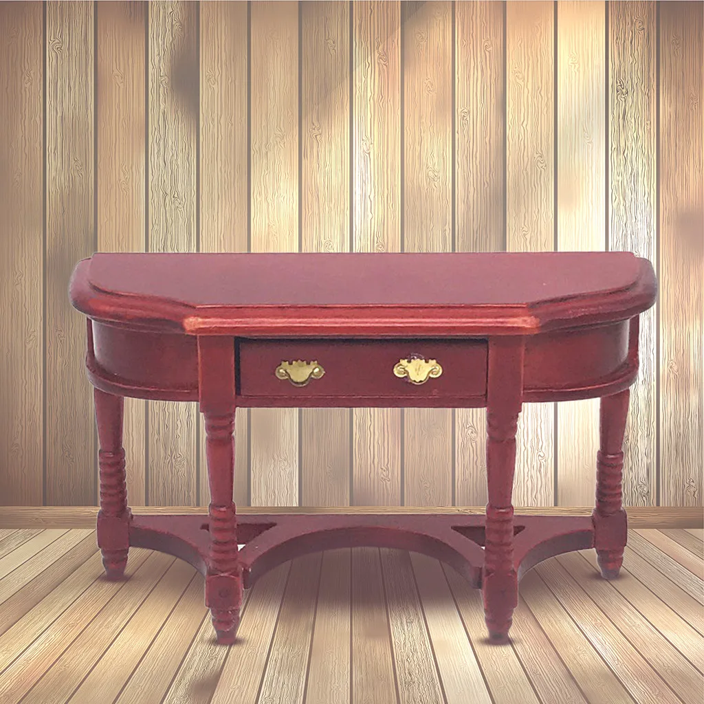 HIINST 1:12 / 1:6 House Miniature Scene Model Pretending Half-round Table Simulation Toy Dollhouse Living Room Furniture
HIINST 1:12 / 1:6 House Miniature Scene Model Pretending Half-round Table Simulation Toy Dollhouse Living Room Furniture