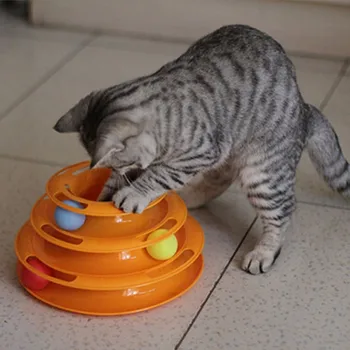 Funny Interactive Amusement Intelligence Dog Cat Toy Three Tower Of Tracks Turntable Ball Disk Pet Kitten Game Play Supplies
Funny Interactive Amusement Intelligence Dog Cat Toy Three Tower Of Tracks Turntable Ball Disk Pet Kitten Game Play Supplies