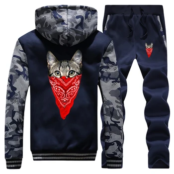 hip hop Cat print Tracksuits Winter Men Set Fleece Outerwear+Pants 2Pc Suit Warm Hoodies Camouflage Sets Casual Sportswear coats
hip hop Cat print Tracksuits Winter Men Set Fleece Outerwear+Pants 2Pc Suit Warm Hoodies Camouflage Sets Casual Sportswear coats