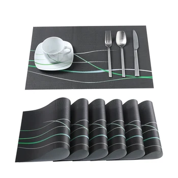 VEWEET AVIVA 12-pieces Placemats Set Heat-Resistant PVC Coaster Dinning Table Mat Vinyl Stain Resistant Easy to Clean 45CMX30CM
VEWEET AVIVA 12-pieces Placemats Set Heat-Resistant PVC Coaster Dinning Table Mat Vinyl Stain Resistant Easy to Clean 45CMX30CM