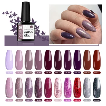 UR SUGAR 7.5ml Glitter Gel Nail Polish Nail Art Vernish Semi Permanant UV LED Lamp Gel Manicures Top Coat Gel Hybrid Nail Polish
UR SUGAR 7.5ml Glitter Gel Nail Polish Nail Art Vernish Semi Permanant UV LED Lamp Gel Manicures Top Coat Gel Hybrid Nail Polish