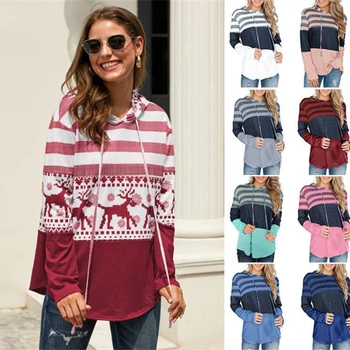 Hooded Sweater Christmas Women Girls Mommy and Daughter Elk Deer Print Halloween Autumn Winter Stripe Sportswear Casual 2021 New
Hooded Sweater Christmas Women Girls Mommy and Daughter Elk Deer Print Halloween Autumn Winter Stripe Sportswear Casual 2021 New