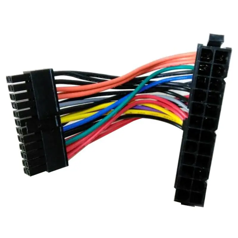 ATX PSU Стандартный 24Pin женский для Mini 24P мужской внутренний адаптер питания