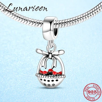Hot Sale 925 Sterling Silver Cherry fruit basket Charm beads Fit original europeu bracelet for Women fine Jewelry making gift
Hot Sale 925 Sterling Silver Cherry fruit basket Charm beads Fit original europeu bracelet for Women fine Jewelry making gift