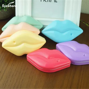 Cute Cartoon Lips Lens Case with Stick Mirror Set Contact Lens Partner Container Storage Holder
Cute Cartoon Lips Lens Case with Stick Mirror Set Contact Lens Partner Container Storage Holder