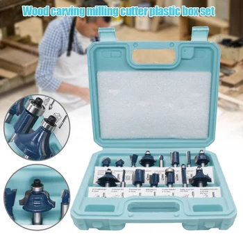 12/15pcs Woodworking Milling Cutter Router Bit Set Carbide Woodworking Trimming Milling Kit _WK
12/15pcs Woodworking Milling Cutter Router Bit Set Carbide Woodworking Trimming Milling Kit _WK