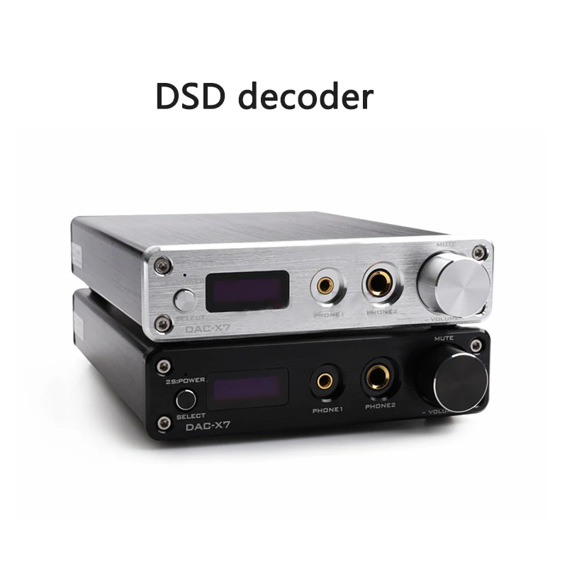 

HIFI fever DSD decoder audio decoder DAC-X7 USB coaxial fiber AUX decoding amp high resolution converter amplifier