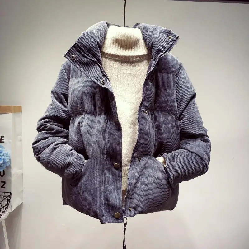 2018 New Style Corduroy Cotton-padded Clothes Winter Cotton-padded Jacket down Coat Students BF Harajuku-Style Cotton Coat Loose
2018 New Style Corduroy Cotton-padded Clothes Winter Cotton-padded Jacket down Coat Students BF Harajuku-Style Cotton Coat Loose