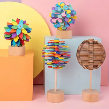 Fibonacci sequence wooden toys spin lollipop It's toy & Decompression device Creative ornaments log toy Children's toy baby gift
Fibonacci sequence wooden toys spin lollipop It's toy & Decompression device Creative ornaments log toy Children's toy baby gift