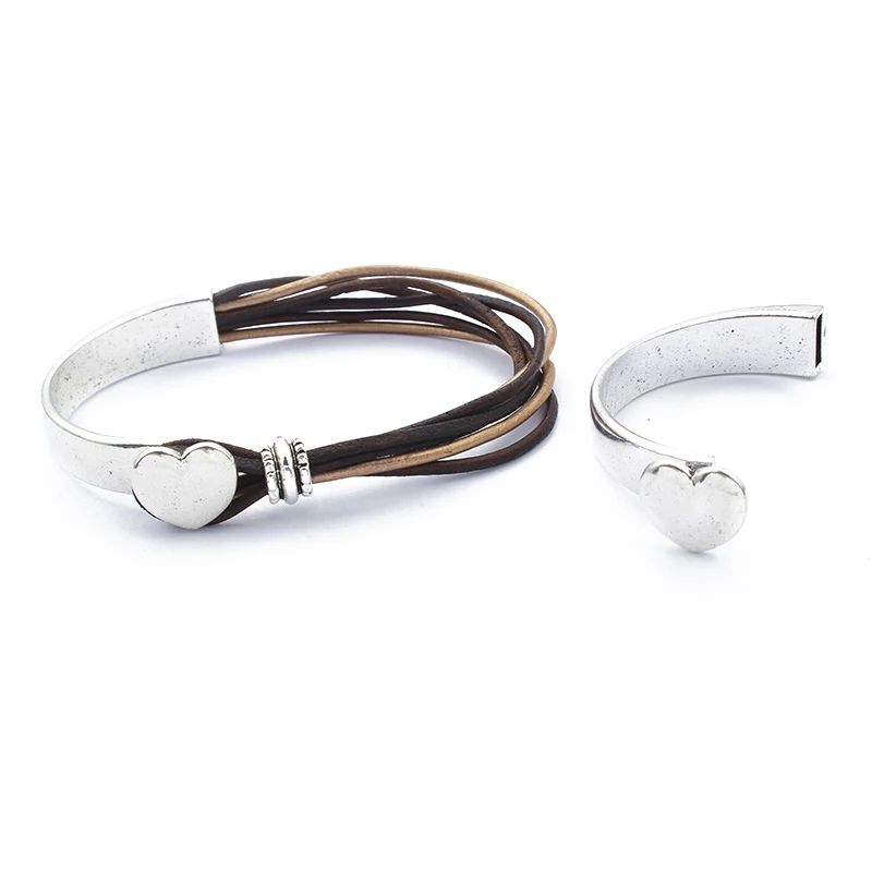 3Sets Heart Half Cuff Hook Bracelet Finding For 2*8mm Leather Cord Bracelets Jewelry Handmade DIY Charms Buckles Accessories
3Sets Heart Half Cuff Hook Bracelet Finding For 2*8mm Leather Cord Bracelets Jewelry Handmade DIY Charms Buckles Accessories