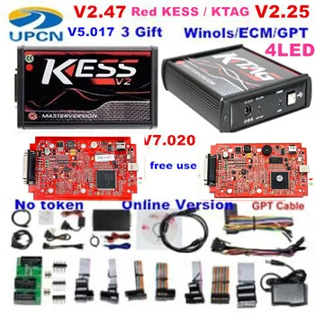 V2.47 TOP V5.017 5.017 KESS V2 2.47 + 4LED V2.35 KTAG 7.020 Online Version V7.020 No Token Limited 2.35 ECU Programmer
V2.47 TOP V5.017 5.017 KESS V2 2.47 + 4LED V2.35 KTAG 7.020 Online Version V7.020 No Token Limited 2.35 ECU Programmer