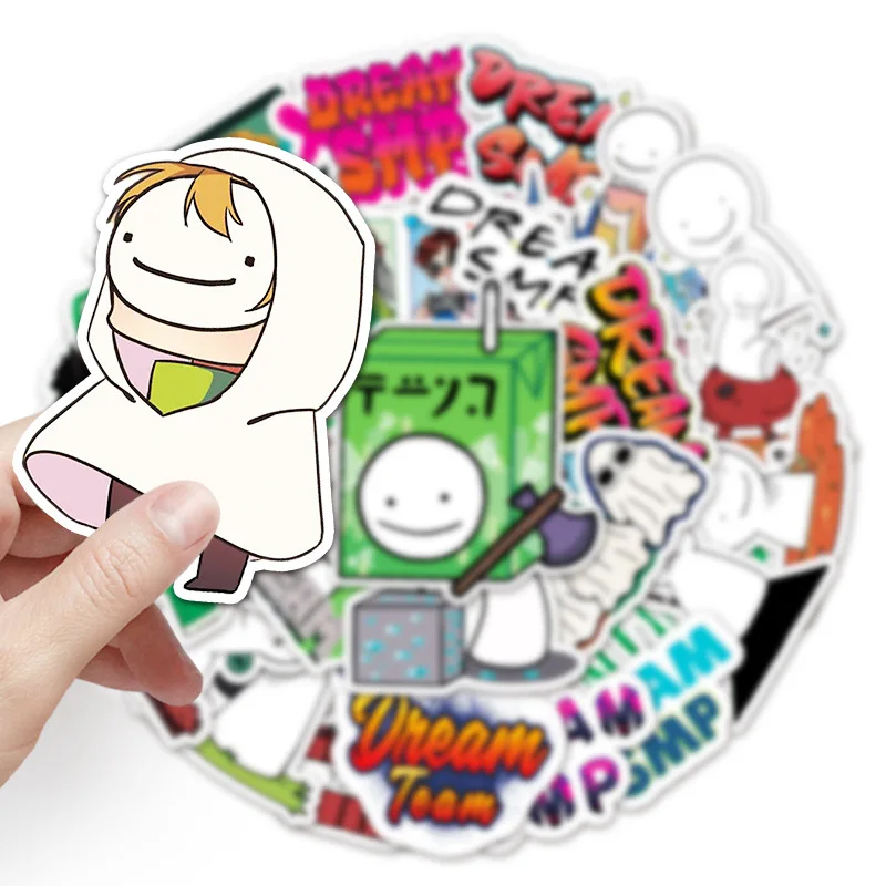 10/50PCS Anime Dream Smp Graffiti Stickers DIY Travel Luggage Guitar Fridge Laptop Waterproof Cartoon Sticker Decal for Kids
10/50PCS Anime Dream Smp Graffiti Stickers DIY Travel Luggage Guitar Fridge Laptop Waterproof Cartoon Sticker Decal for Kids
