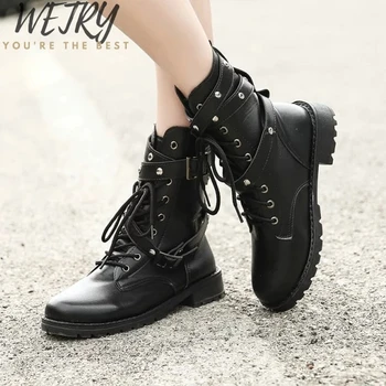 Motorcycle Boots Women's Leather Ankle Boots 2020 Gothic Autumn Buckle Martin Boot Low Heel Short Boot Cowboy Shoes
Motorcycle Boots Women's Leather Ankle Boots 2020 Gothic Autumn Buckle Martin Boot Low Heel Short Boot Cowboy Shoes