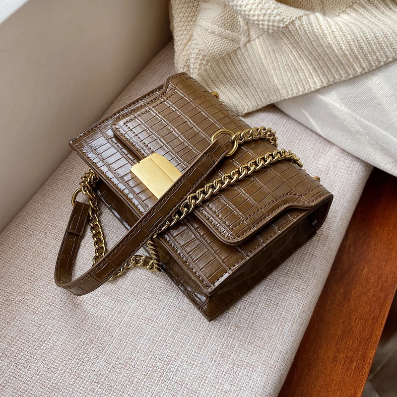 Vintage Crocodile Pattern Chain Crossbody Bags for Women Handbags 2020 New Ladies Designer Shoulder Messenger Bags Female Purses
Vintage Crocodile Pattern Chain Crossbody Bags for Women Handbags 2020 New Ladies Designer Shoulder Messenger Bags Female Purses
