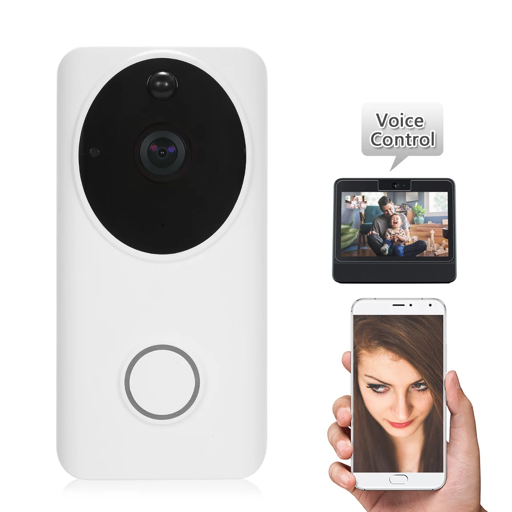 HD 720P Video Door Phone WiFi Smart Wireless Security DoorBell Smart Visual Intercom Recording Home Monitoring Night Vision
HD 720P Video Door Phone WiFi Smart Wireless Security DoorBell Smart Visual Intercom Recording Home Monitoring Night Vision