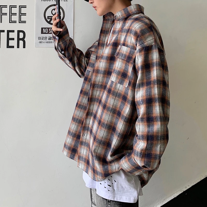 2019 Spring And Autumn New Korean Version Of The Original Student Loose Tide Plaid Long-sleeved Men's Fashion Casual Shirt
2019 Spring And Autumn New Korean Version Of The Original Student Loose Tide Plaid Long-sleeved Men's Fashion Casual Shirt