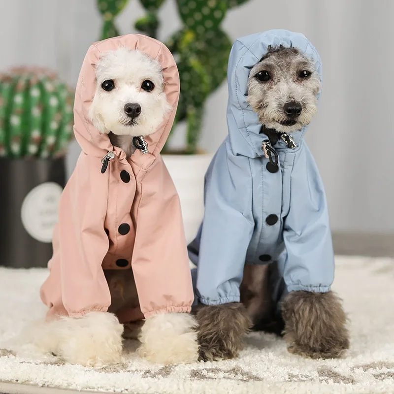 Reflective Strip Raincoat for Dogs Waterproof Clothes for Dogs Rain on The Dog Universal Season Small Pet Puppy Cloth Raincoats
Reflective Strip Raincoat for Dogs Waterproof Clothes for Dogs Rain on The Dog Universal Season Small Pet Puppy Cloth Raincoats