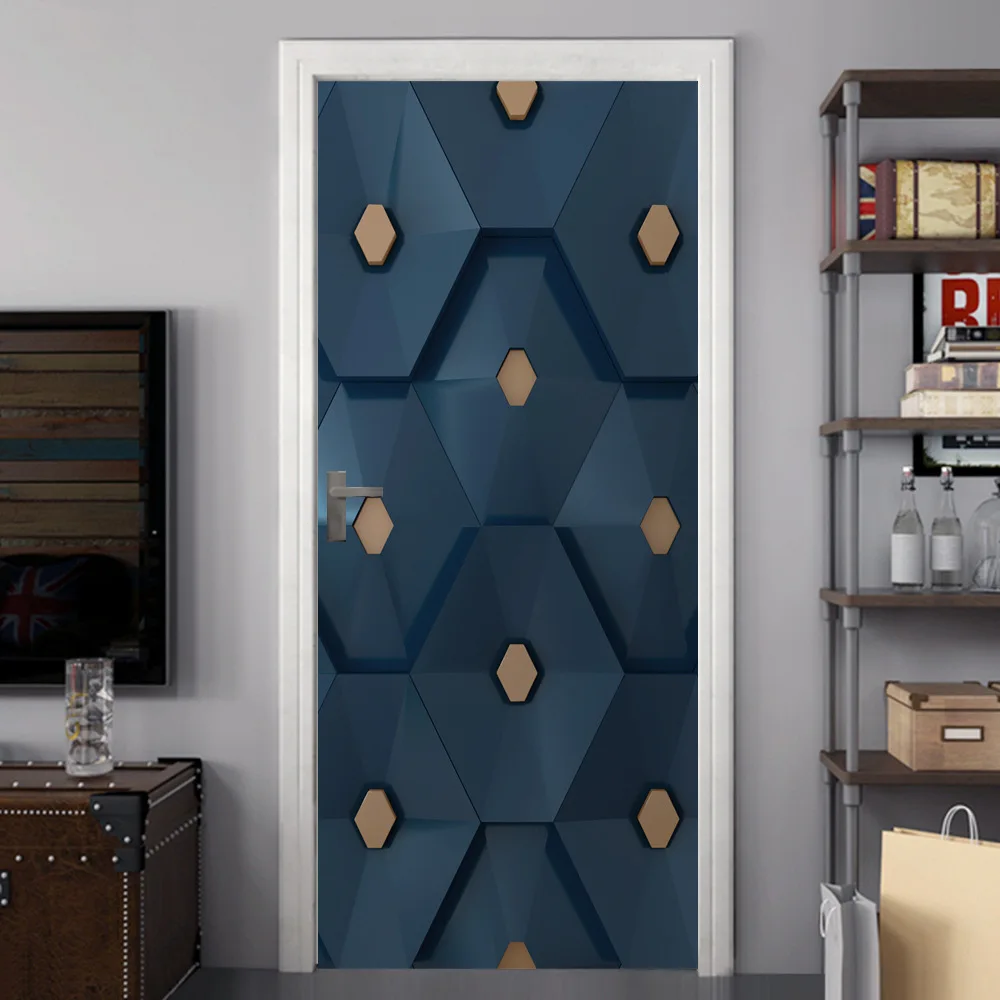 New door sticker Wardrobe refurbished stickers Waterproof removable wallpaper self-adhesive geometric pattern PVC wallpaper
New door sticker Wardrobe refurbished stickers Waterproof removable wallpaper self-adhesive geometric pattern PVC wallpaper