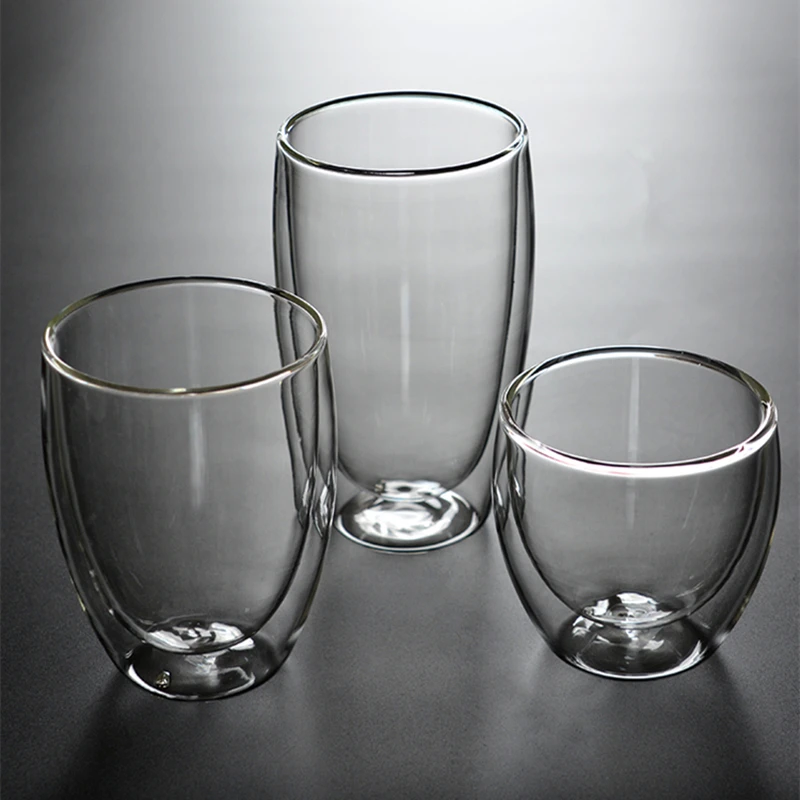 80/250/350/450ml Heat-resistant Double Wall Glass Cup Beer Coffee Cups Handmade Healthy Drink Mug Tea Mugs Transparent Drinkware
80/250/350/450ml Heat-resistant Double Wall Glass Cup Beer Coffee Cups Handmade Healthy Drink Mug Tea Mugs Transparent Drinkware