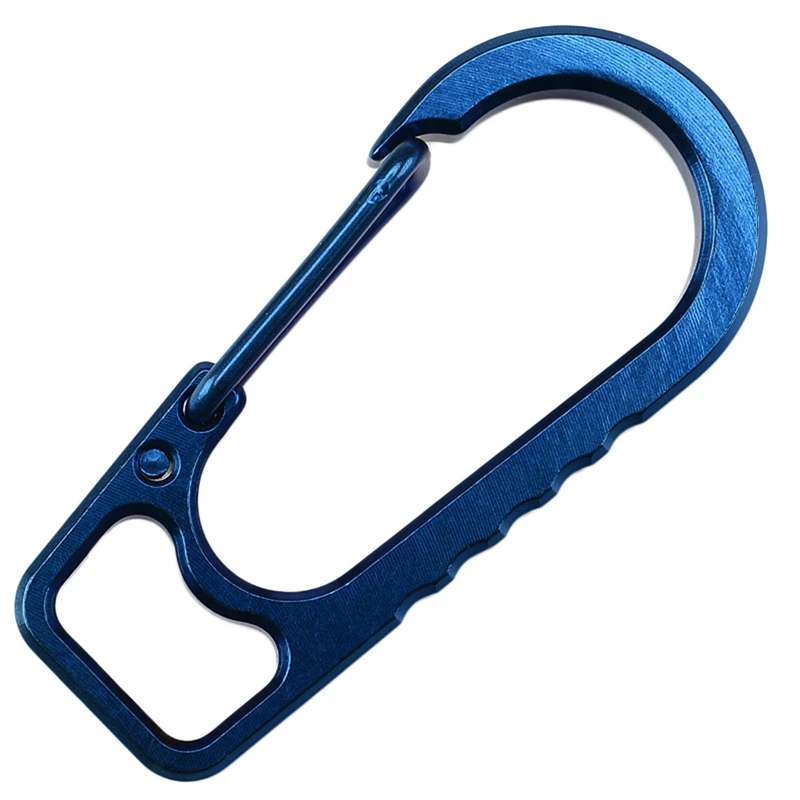 Titanium Alloy Quick Release Hook Key Chain Spring Buckle Carabiner Flashlight Buckle Light Texture Corrosion Resistance(Blue)
Titanium Alloy Quick Release Hook Key Chain Spring Buckle Carabiner Flashlight Buckle Light Texture Corrosion Resistance(Blue)