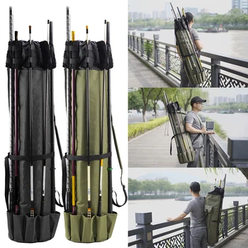 Oxford Cloth Fishing Rod Bag Comfortable Soft Versatile Practical Fishing Gear Storage Bag with Large Storage Space Durable Bag
Oxford Cloth Fishing Rod Bag Comfortable Soft Versatile Practical Fishing Gear Storage Bag with Large Storage Space Durable Bag