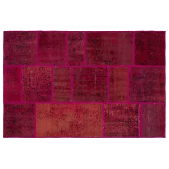 Handmade Red Vintage Overdyed Patchwork Area Rug 119x181 Cm-3'11''X5'11''
Handmade Red Vintage Overdyed Patchwork Area Rug 119x181 Cm-3'11''X5'11''