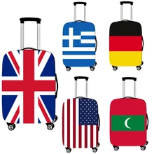 3D Printed Flag Suitcase Cover Travel Dust Cover Suitcase Trolley Luggage Protection Cover Russia Spain Luggage Suitcase Cover 
3D Printed Flag Suitcase Cover Travel Dust Cover Suitcase Trolley Luggage Protection Cover Russia Spain Luggage Suitcase Cover