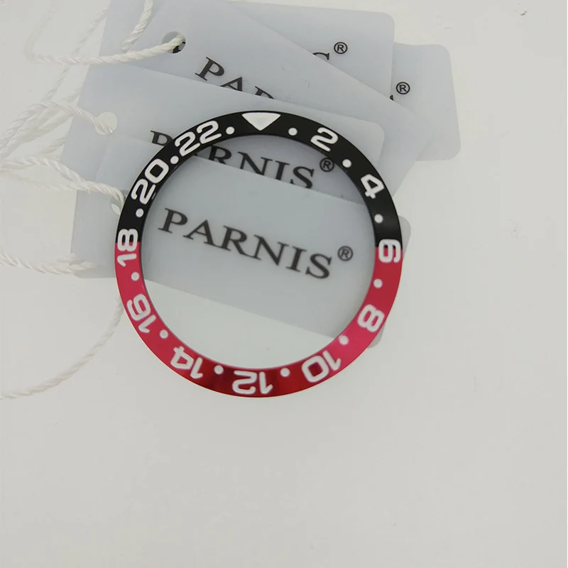 38mm Ceramic Bezel Insert for 40mm GMT Watch Oiginal Ceramic Red & Black Bezel Insert for Parnis 40mm Automatic Watch PA2105 
38mm Ceramic Bezel Insert for 40mm GMT Watch Oiginal Ceramic Red & Black Bezel Insert for Parnis 40mm Automatic Watch PA2105