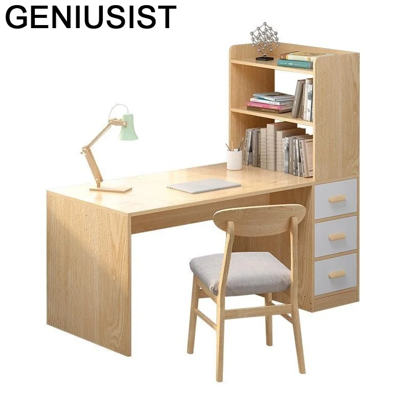 

Scrivania Portatil Standing Escrivaninha Tisch Schreibtisch Study Lap Escritorio Computer Mesa Laptop Desk Table With Bookshelf