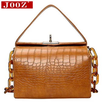 2020 NEW women's shoulder bag high-quality fashion acrylic chain box bag Brand designer Crocodile stereotyped Crossbody bag
2020 NEW women's shoulder bag high-quality fashion acrylic chain box bag Brand designer Crocodile stereotyped Crossbody bag