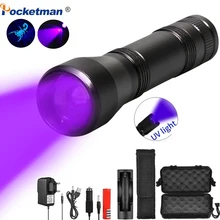 UV Flashlight 5 Modes Zoomable Function Torch Pet Urine Stains Detector Scorpion Mini UV Light use 18650 Battery UV Lamp
UV Flashlight 5 Modes Zoomable Function Torch Pet Urine Stains Detector Scorpion Mini UV Light use 18650 Battery UV Lamp