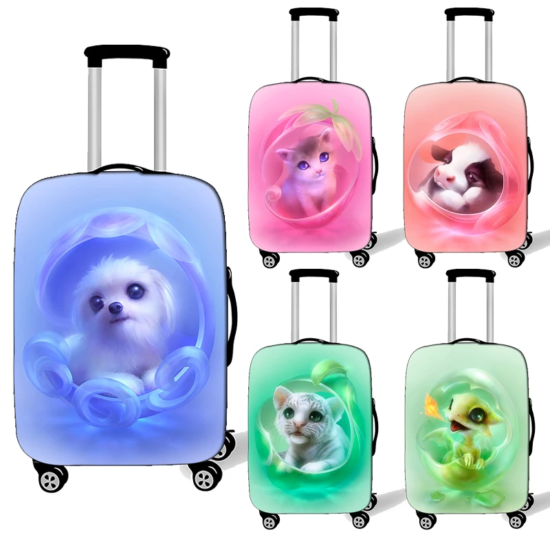 Cute Animals With Fruit Print Luggage Cover Travel Accessories Suitcase Covers High Elastic Travel Trolley Protective Organizer
Cute Animals With Fruit Print Luggage Cover Travel Accessories Suitcase Covers High Elastic Travel Trolley Protective Organizer