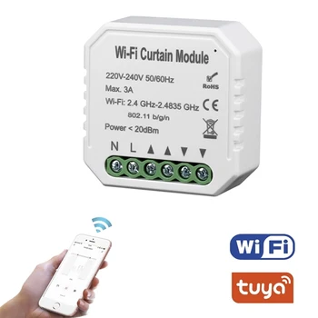 Tuya WIFI Curtain Switch Module Smart Shutter Blinds Timer Switch Shutter Timer for Curtain Roller Shutter Door
Tuya WIFI Curtain Switch Module Smart Shutter Blinds Timer Switch Shutter Timer for Curtain Roller Shutter Door