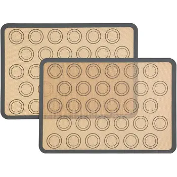 2Pcs Non Stick Silicone Dough Macaroon Tray Oven Baking Fondant Pastry Mould Sheet Mat Pad
2Pcs Non Stick Silicone Dough Macaroon Tray Oven Baking Fondant Pastry Mould Sheet Mat Pad
