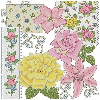 Roses and lilies patterns Counted Cross Stitch 11CT 14CT 18CT DIY Cross Stitch Kits Embroidery Needlework Sets home decor
Roses and lilies patterns Counted Cross Stitch 11CT 14CT 18CT DIY Cross Stitch Kits Embroidery Needlework Sets home decor