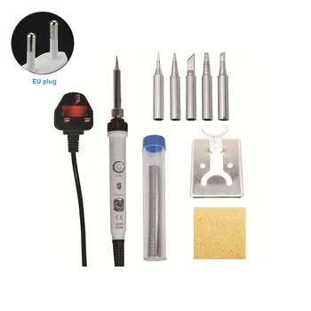 Ergonomic Multifunction Handheld Adjustable Temperature Sponge Electric Work Soldering Iron Kit LCD Display Tin Wire Digital
Ergonomic Multifunction Handheld Adjustable Temperature Sponge Electric Work Soldering Iron Kit LCD Display Tin Wire Digital