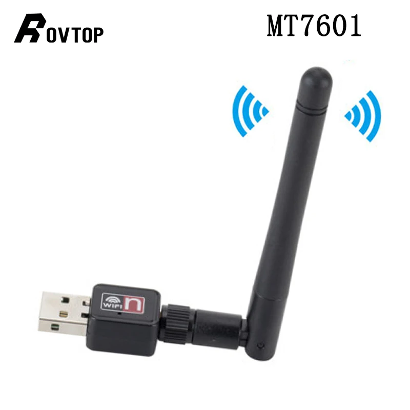 Rovtop Mini USB WiFi Adapter 150Mbps 2dB WiFi Dongle MT7601 Wi-fi Receiver Wireless Network Card 802.11b/n/g Antenna Ethernet
Rovtop Mini USB WiFi Adapter 150Mbps 2dB WiFi Dongle MT7601 Wi-fi Receiver Wireless Network Card 802.11b/n/g Antenna Ethernet