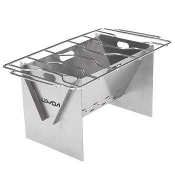 Lixada Camping Wood Burning Stove Outdoor Portable Folding Stainless Steel Backpacking Cooking Stove with Grill Plate and Bellow
Lixada Camping Wood Burning Stove Outdoor Portable Folding Stainless Steel Backpacking Cooking Stove with Grill Plate and Bellow