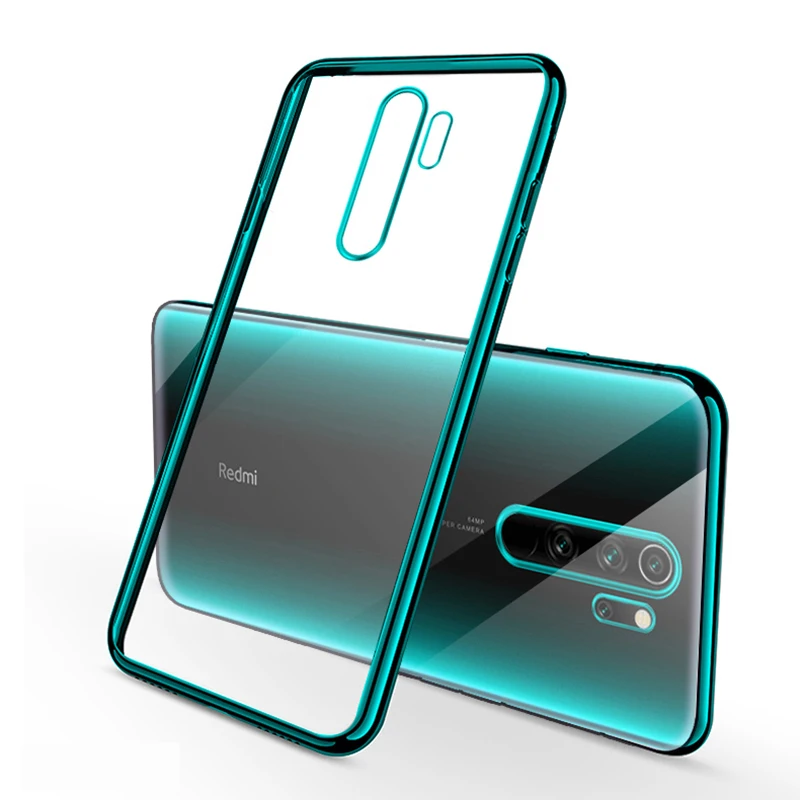 Чехол для Xiaomi Redmi Note8 Pro мягкий прозрачный чехол 10Pro с покрытием Note10 ТПУ телефон Poco