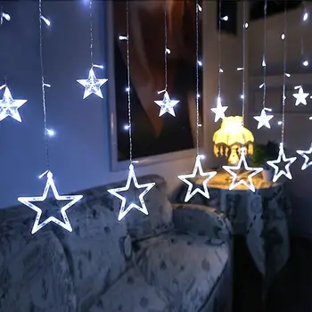 Fairy String Light Curtain Garden Xmas Decor Yard Fairy Light Super Bright 138LED 2.5M Festival Wedding Romantic Durable
Fairy String Light Curtain Garden Xmas Decor Yard Fairy Light Super Bright 138LED 2.5M Festival Wedding Romantic Durable