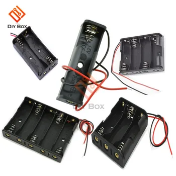 AA Battery Holder 1.5V Battery Storage Box Case with Lead Wire for Power Bank DIY Easy Soldering 1/2/3/4/5 Slot
AA Battery Holder 1.5V Battery Storage Box Case with Lead Wire for Power Bank DIY Easy Soldering 1/2/3/4/5 Slot