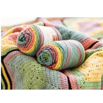 100g Cotton Wool Knitting Yarn Hand-knitted Yarn Roving Blanket Carpet Knitting Yarn DIY Crochet Fancy Cloth Yarn Crochet Thread
100g Cotton Wool Knitting Yarn Hand-knitted Yarn Roving Blanket Carpet Knitting Yarn DIY Crochet Fancy Cloth Yarn Crochet Thread