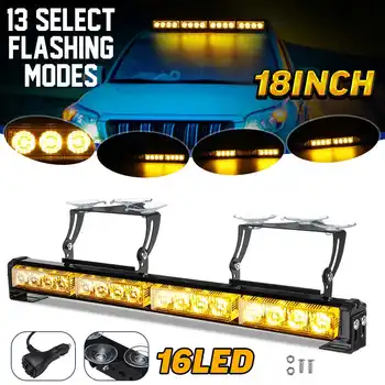18" 16 LED Car LED Bar Work Light Bar Strobe Warning Light DRL 13 Modes for Jeep Pickup Boat OffRoad Off Road 4WD 4x4 Truck
18" 16 LED Car LED Bar Work Light Bar Strobe Warning Light DRL 13 Modes for Jeep Pickup Boat OffRoad Off Road 4WD 4x4 Truck